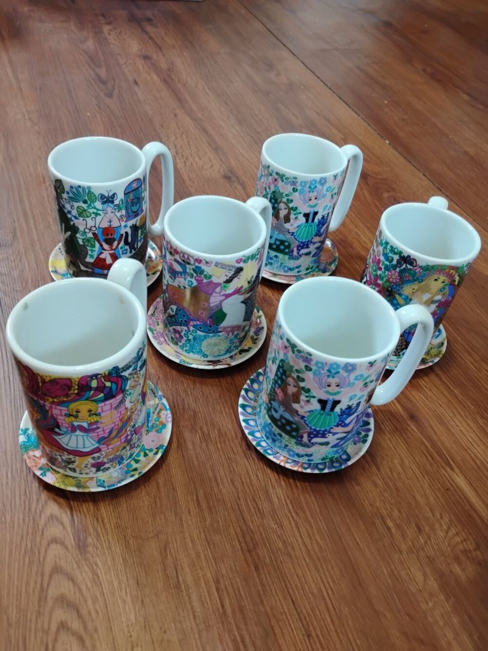 Vintage Grimms' Fairy Tales Jorinde Binder Mug Plate Set